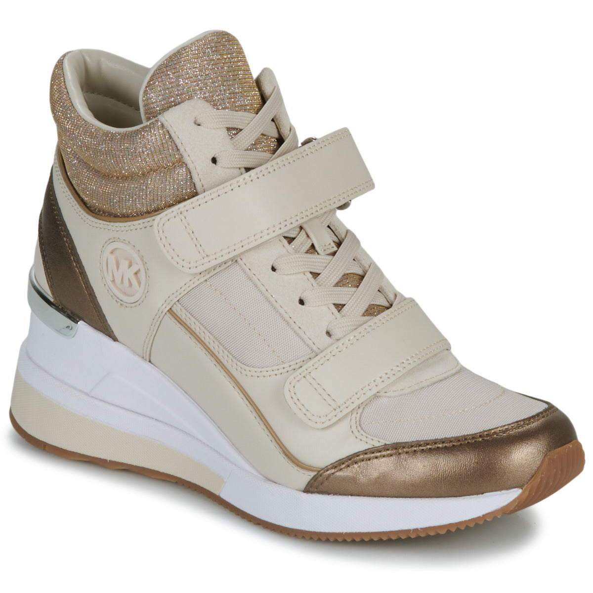 Sneakers alte Donna MICHAEL Michael Kors  GENTRY HIGH TOP  Beige