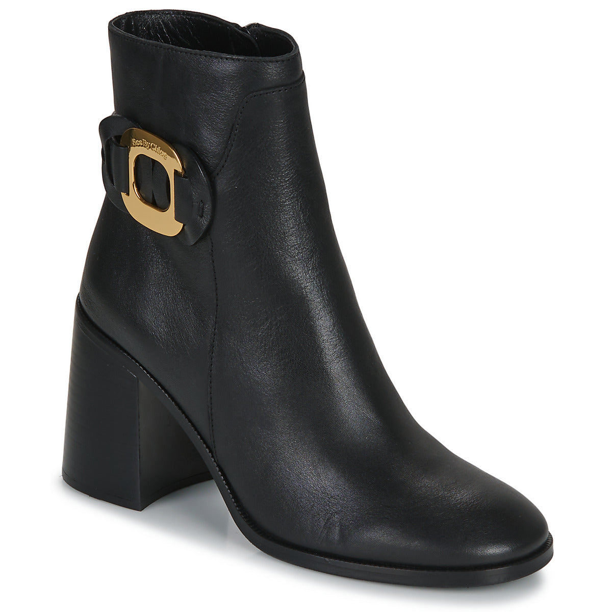 Stivaletti Donna See by Chloé  CHANY ANKLE BOOT  Nero