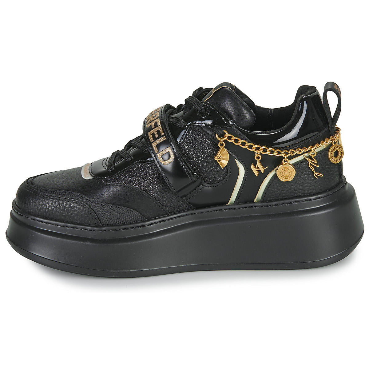 Sneakers basse Donna Karl Lagerfeld  ANAKAPRI Karl Charms Lo Lace  Nero