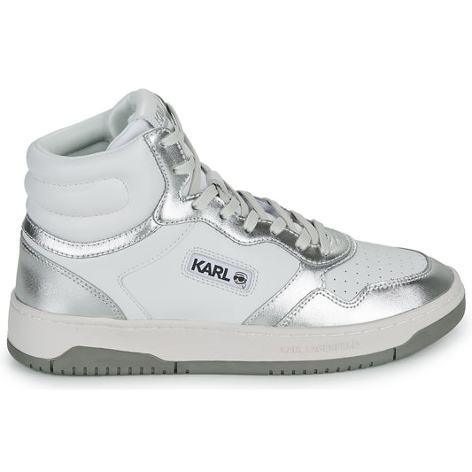 Sneakers alte Donna Karl Lagerfeld  KREW KC Kollar Mid Boot  Bianco