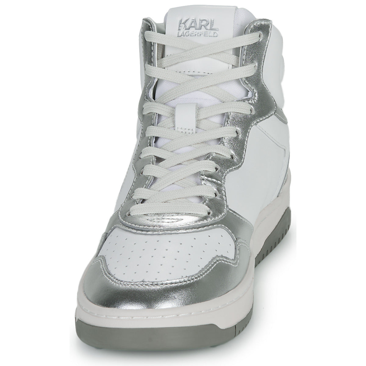 Sneakers alte Donna Karl Lagerfeld  KREW KC Kollar Mid Boot  Bianco