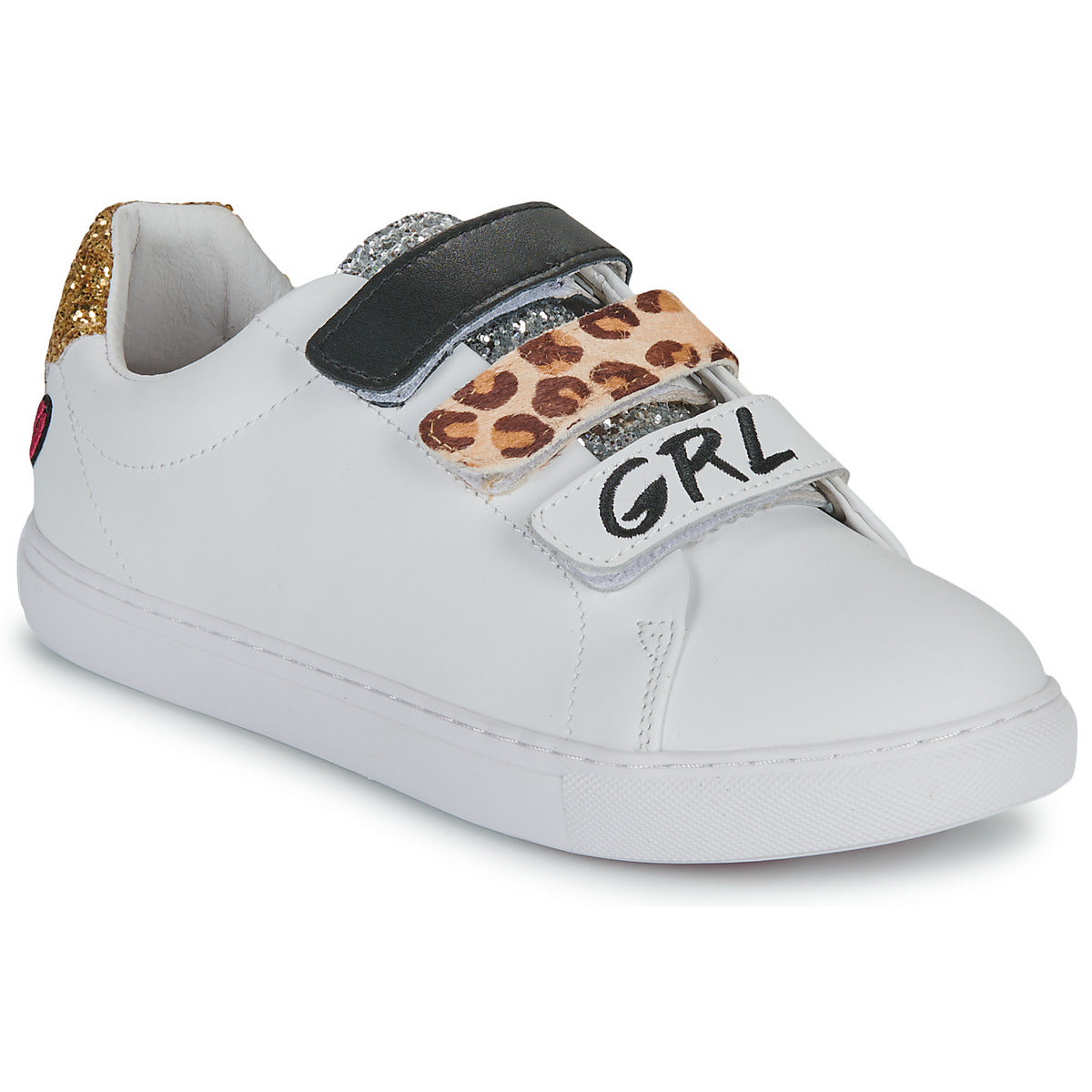 Sneakers basse Donna Bons baisers de Paname  EDITH BARBIE GIRL POWER  Bianco