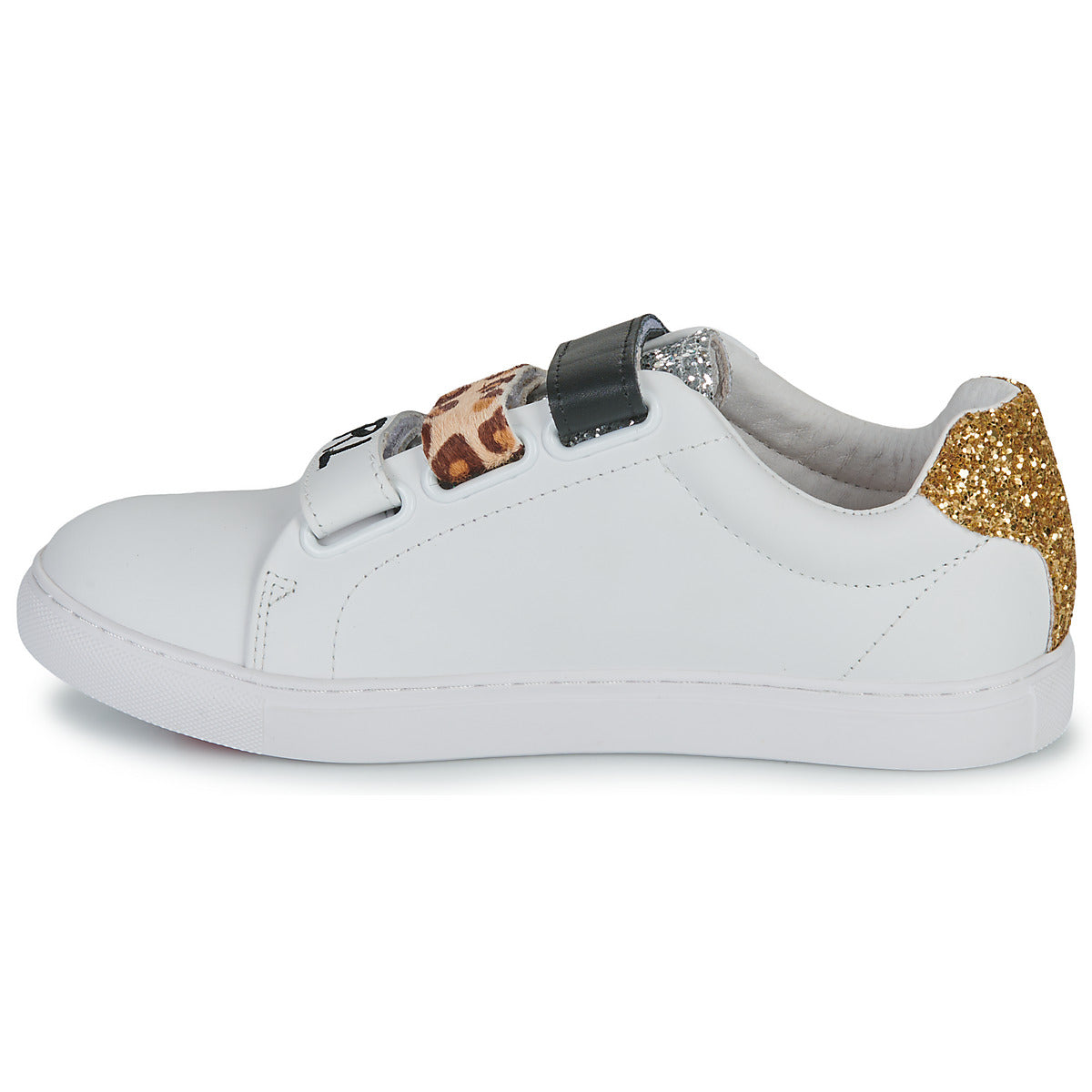 Sneakers basse Donna Bons baisers de Paname  EDITH BARBIE GIRL POWER  Bianco