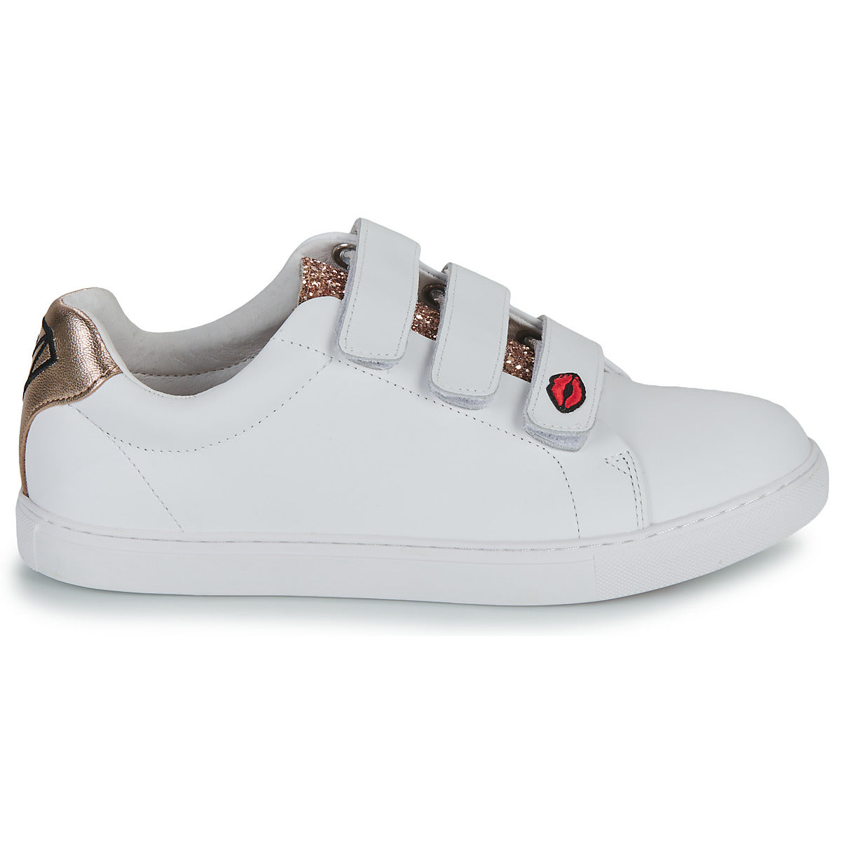 Sneakers basse Donna Bons baisers de Paname  EDITH SUPER MOM  Bianco