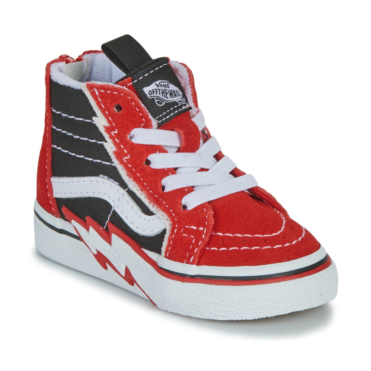 Scarpe bambini ragazzo Vans  TD SK8-Hi Zip Bolt  Nero