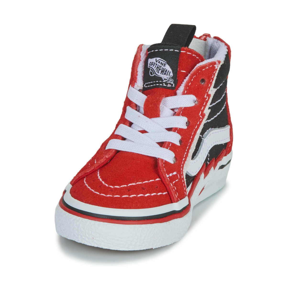 Scarpe bambini ragazzo Vans  TD SK8-Hi Zip Bolt  Nero