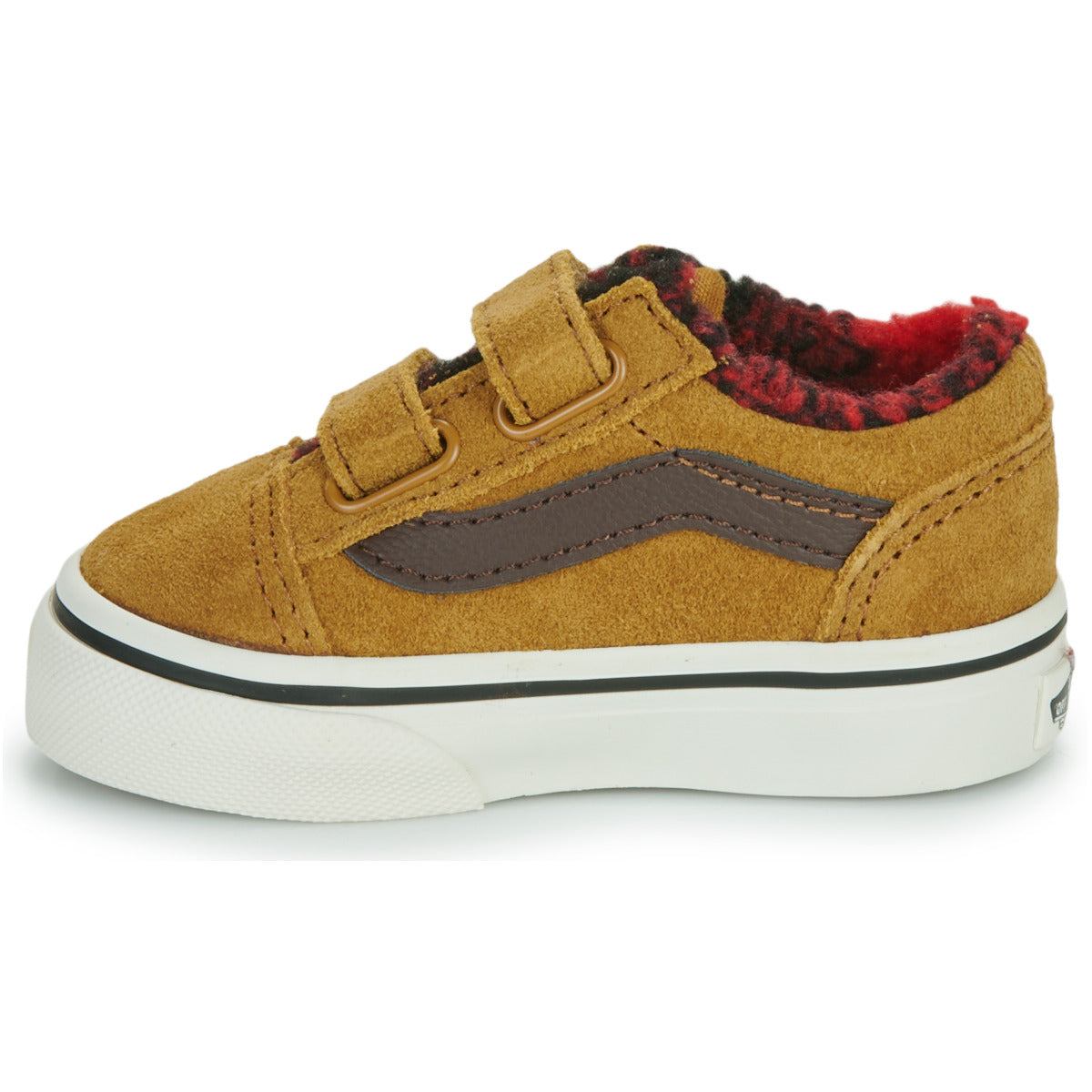 Scarpe bambini ragazzo Vans  TD Old Skool V  Marrone