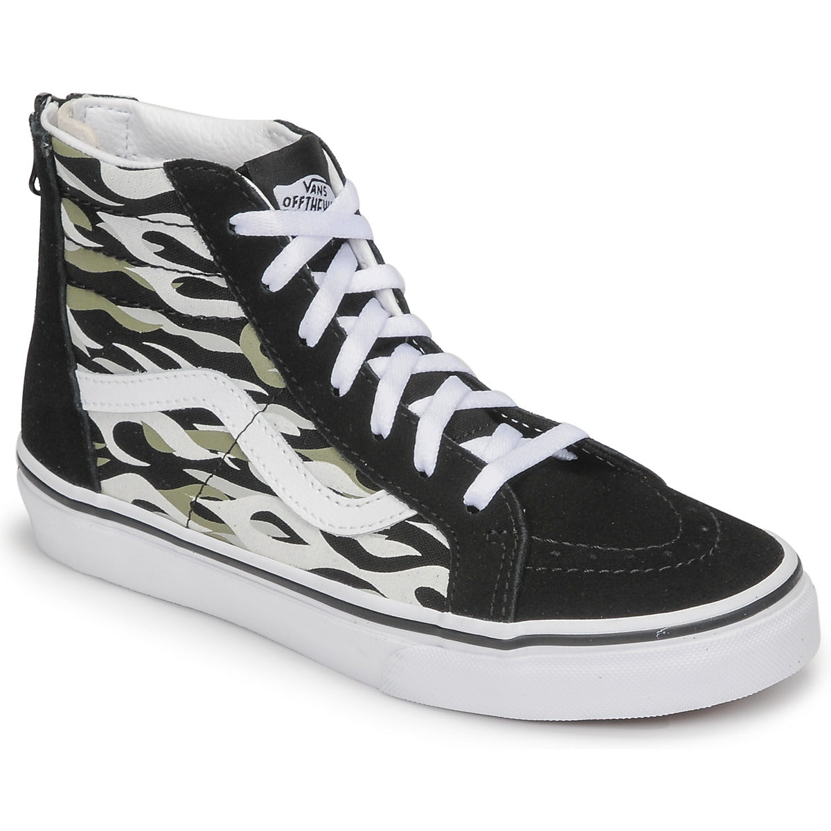 Scarpe bambini ragazzo Vans  UY SK8-Hi Zip  Nero