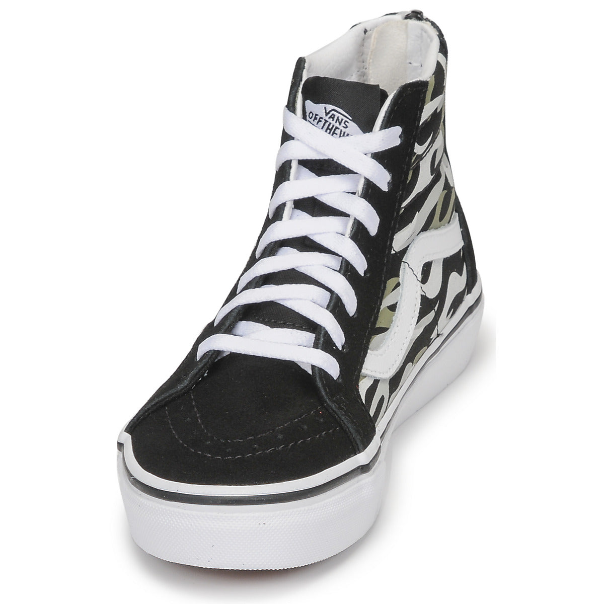 Scarpe bambini ragazzo Vans  UY SK8-Hi Zip  Nero