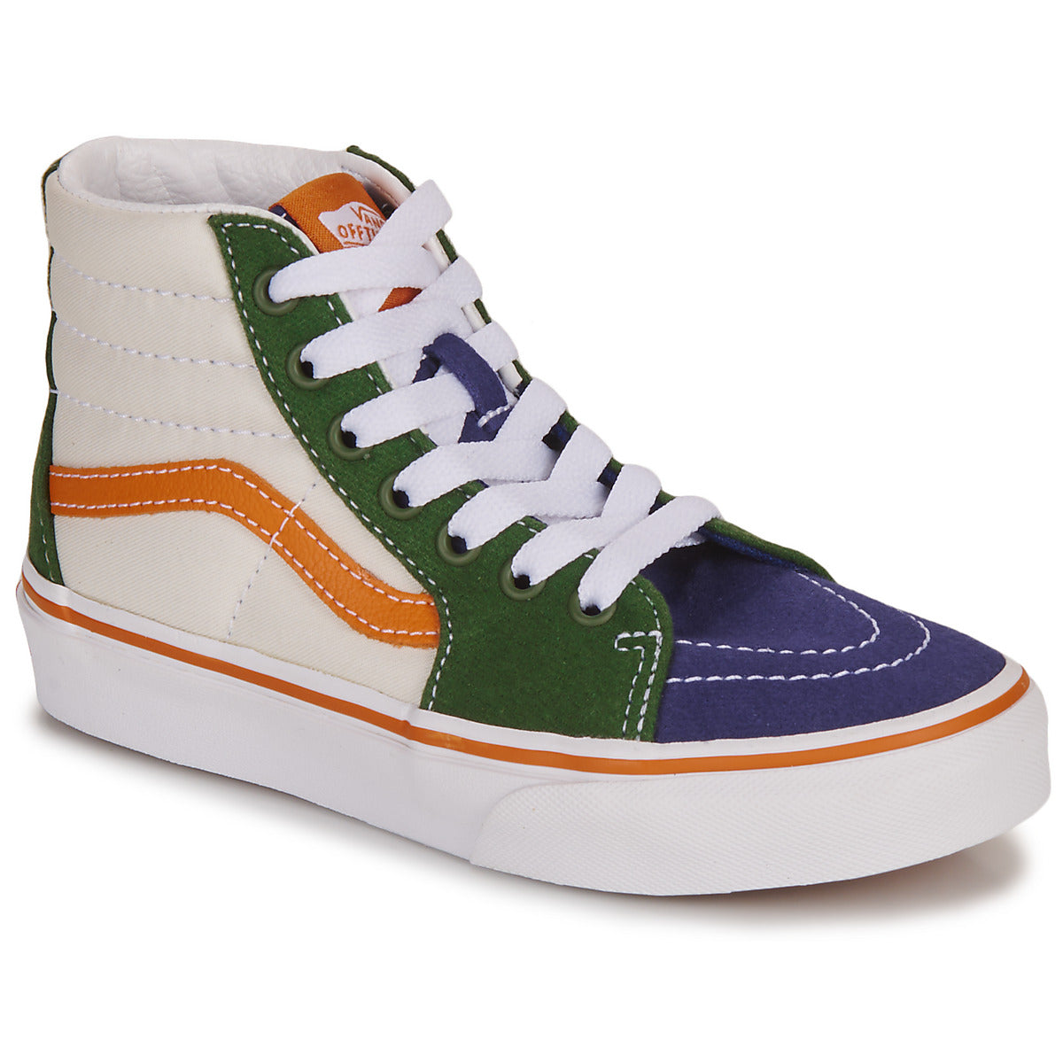 Scarpe bambini ragazza Vans  UY SK8-Hi  Bianco