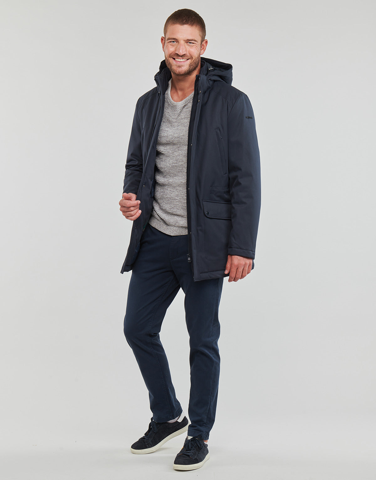 Parka Uomo Geox  M3620F-T2951-F1624  Marine