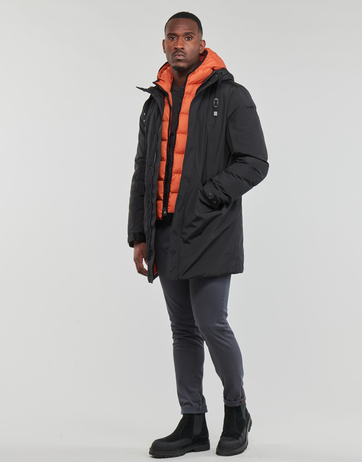 Parka Uomo Geox  M3628N-T3031-F9000  Nero