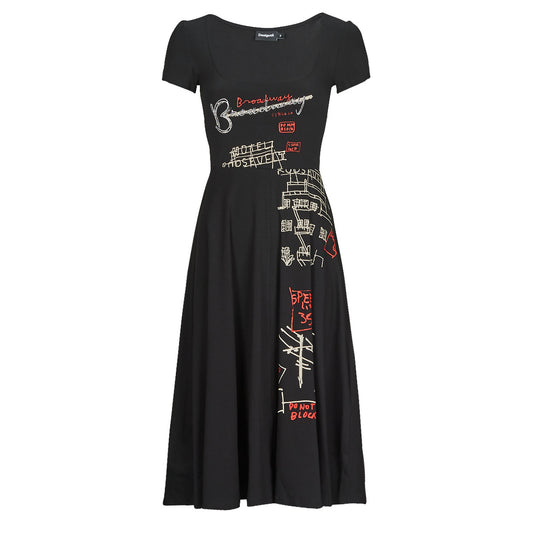 Abito lungo Donna Desigual  BROADWAY ROAD  Nero