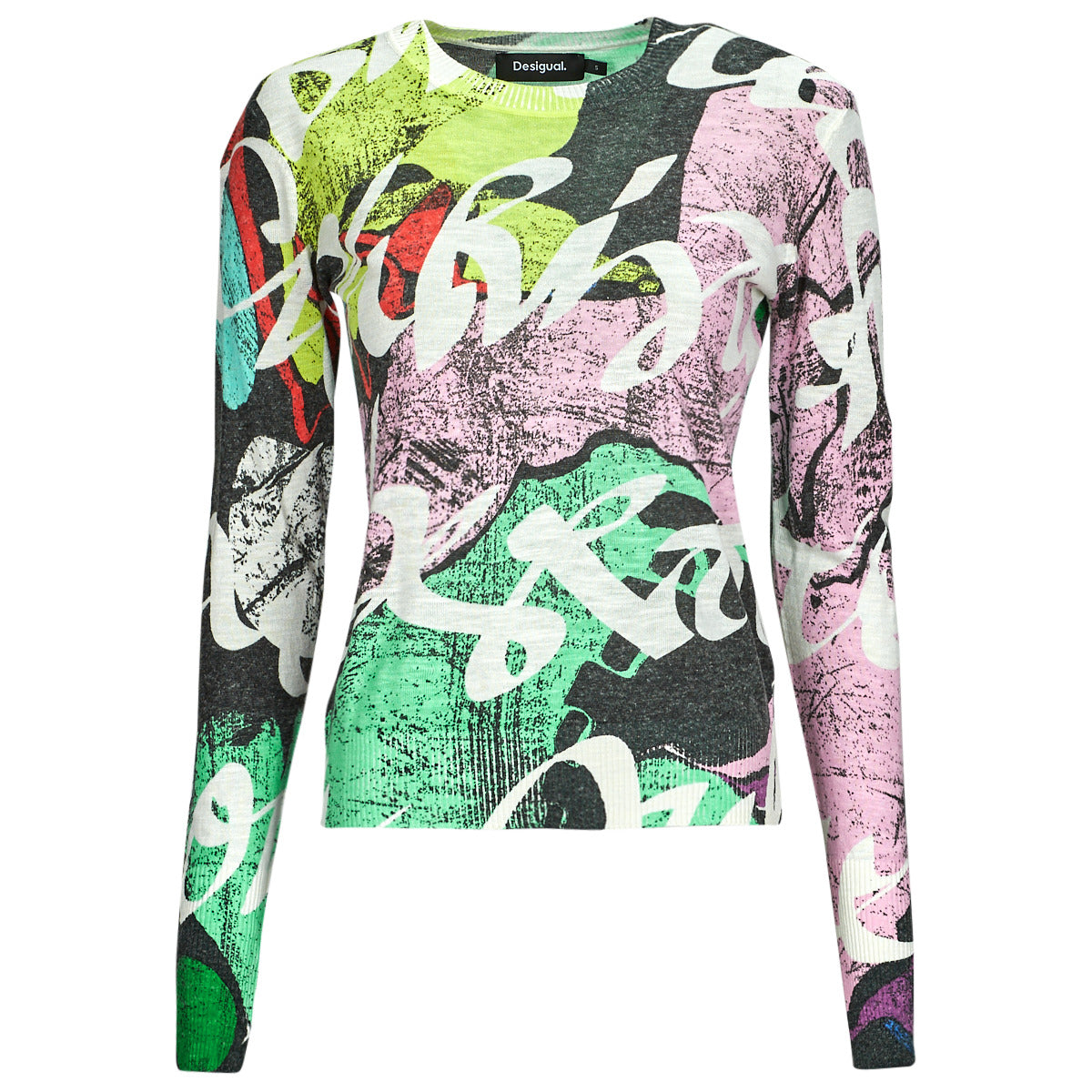 Maglione Donna Desigual  FOTINBLACK PULL  Multicolore