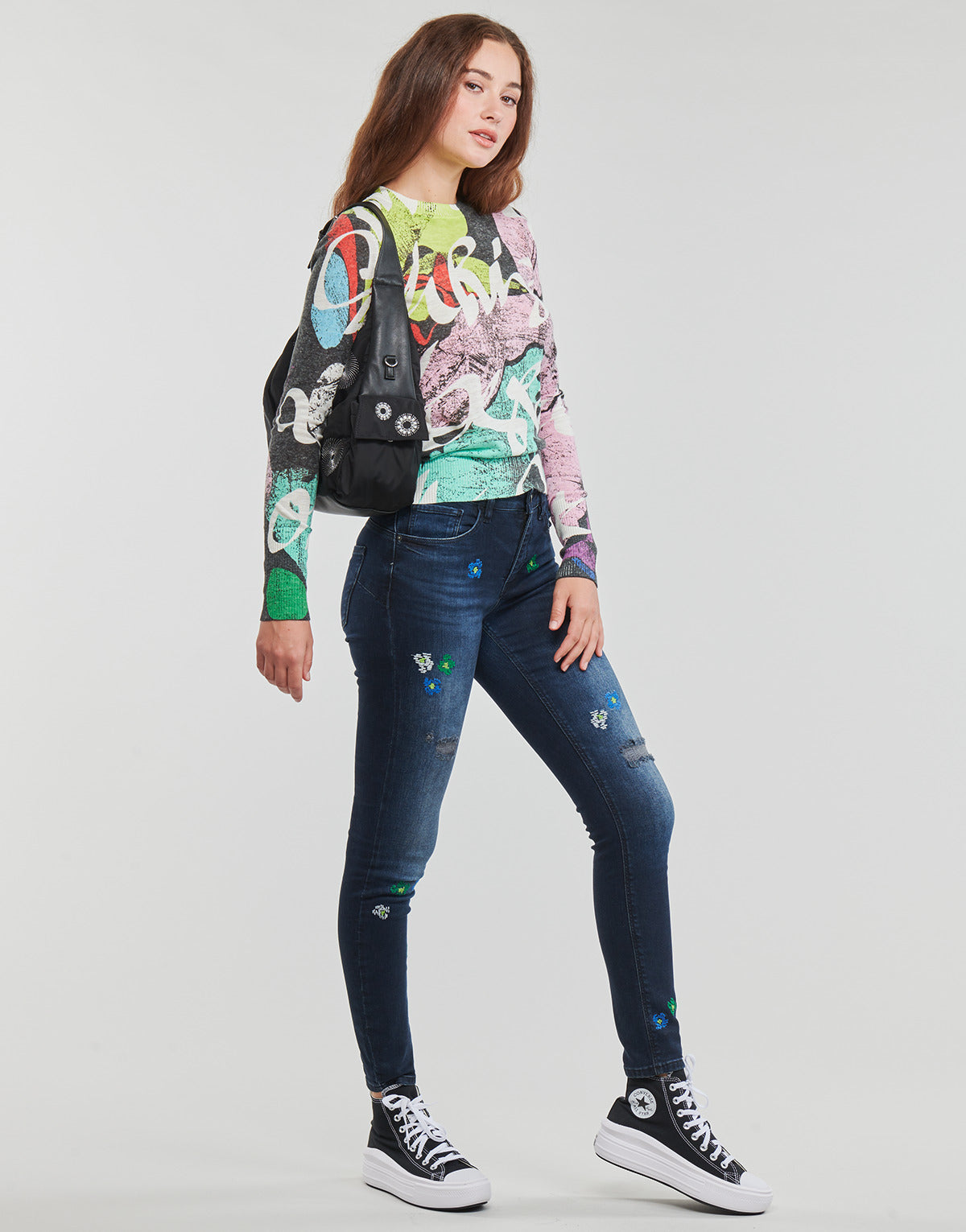 Jeans Donna Desigual  DENIM BRUSELAS  Blu