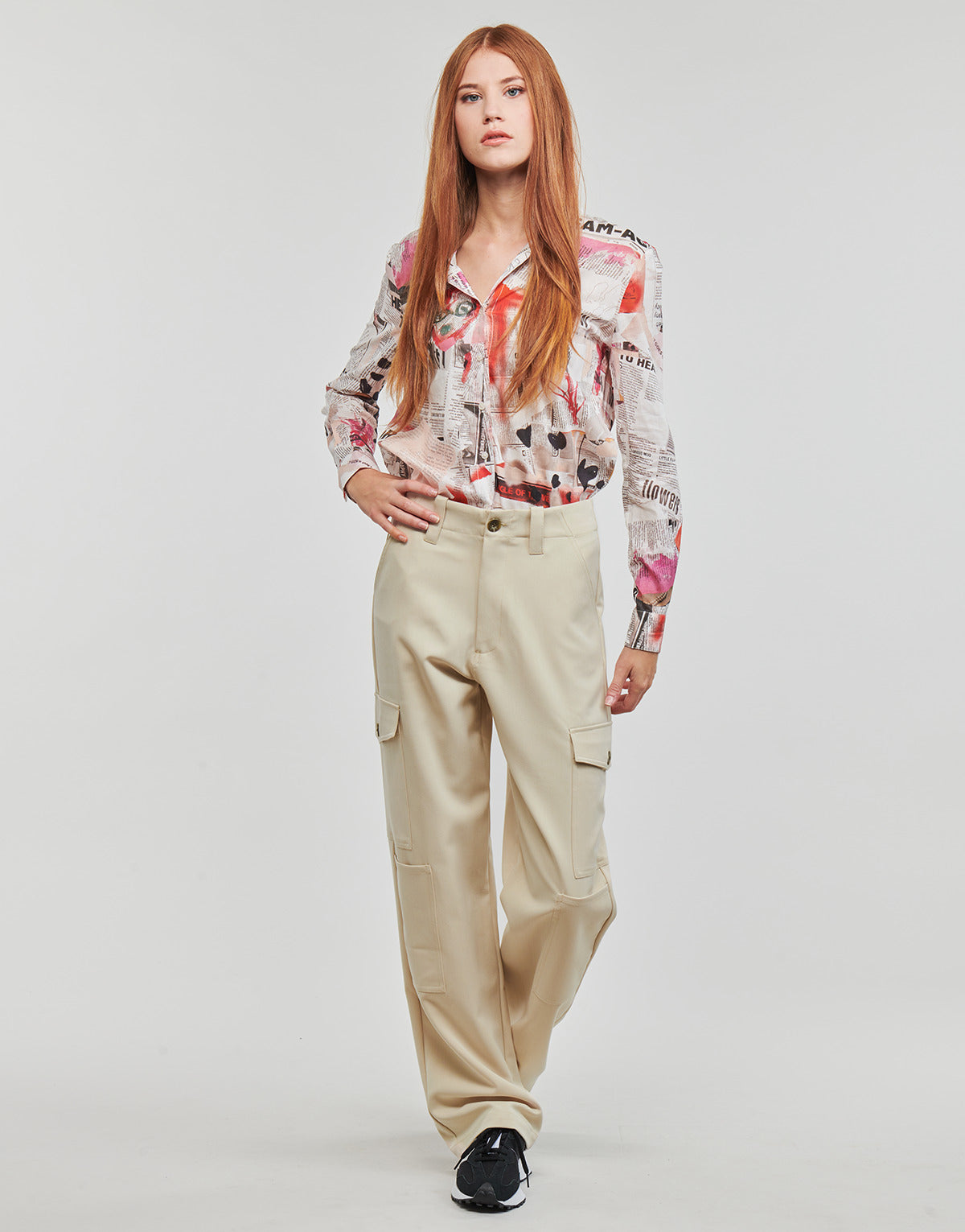 Pantalone Cargo Donna Desigual  LIVERPOOL  Beige