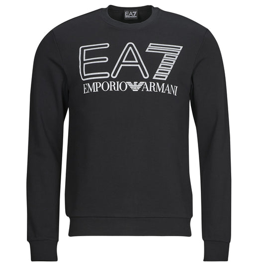 Felpa Uomo Emporio Armani EA7  LOGO SERIES SWEATSHIRT  Nero