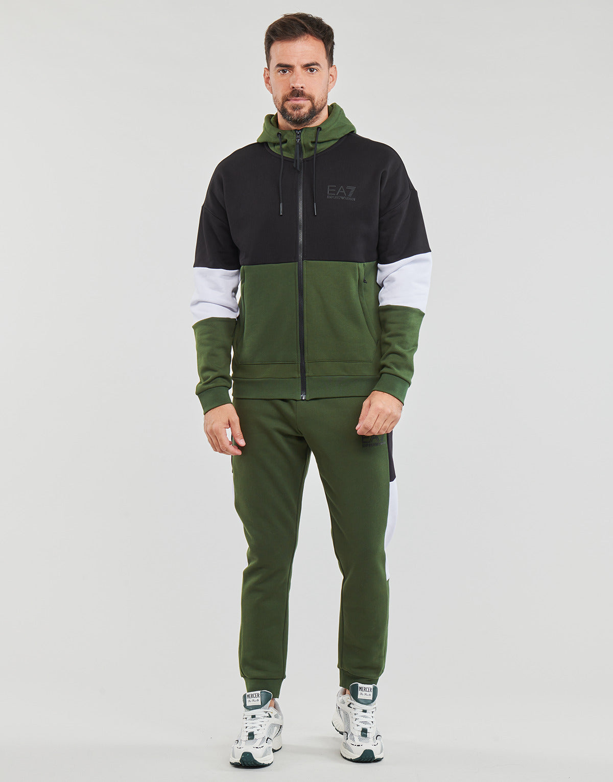 Tuta Uomo Emporio Armani EA7  ATHLETIC COLORBLOCK TRACKSUIT  Multicolore