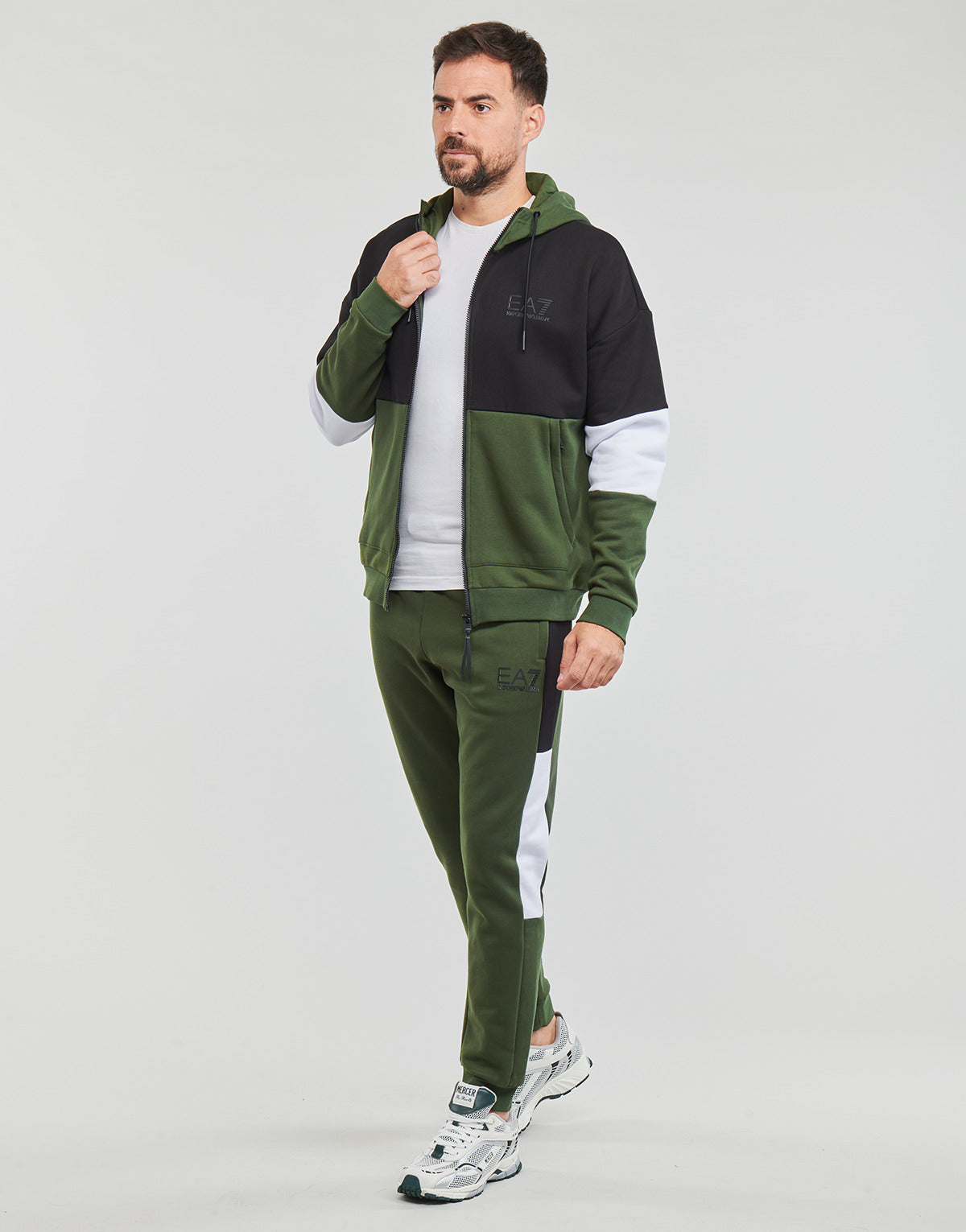 Tuta Uomo Emporio Armani EA7  ATHLETIC COLORBLOCK TRACKSUIT  Multicolore