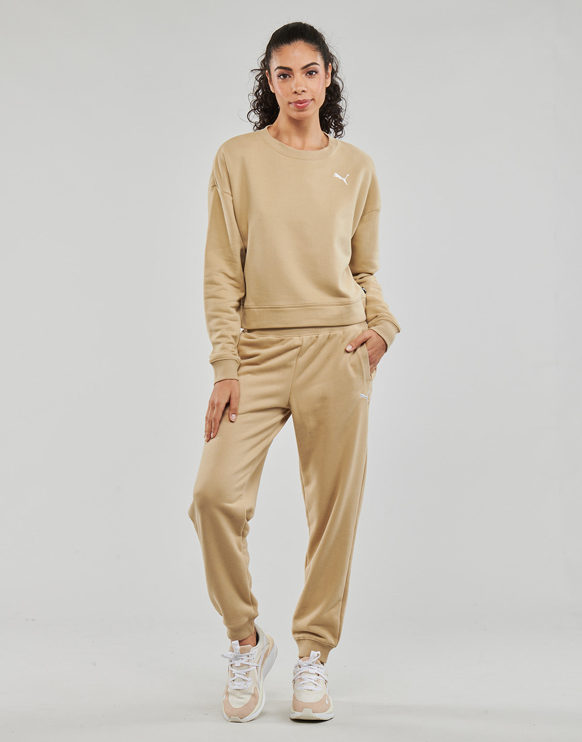 Tuta Donna Puma  LOUNGEWEAR SUIT TR  Beige