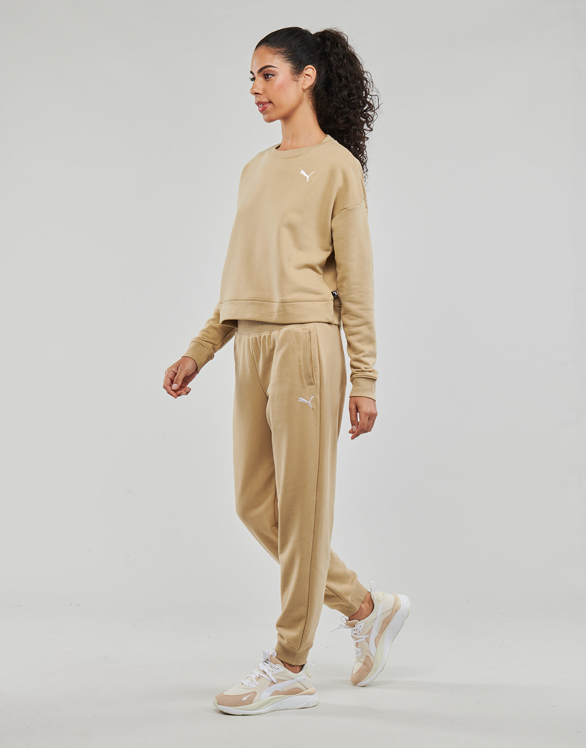 Tuta Donna Puma  LOUNGEWEAR SUIT TR  Beige