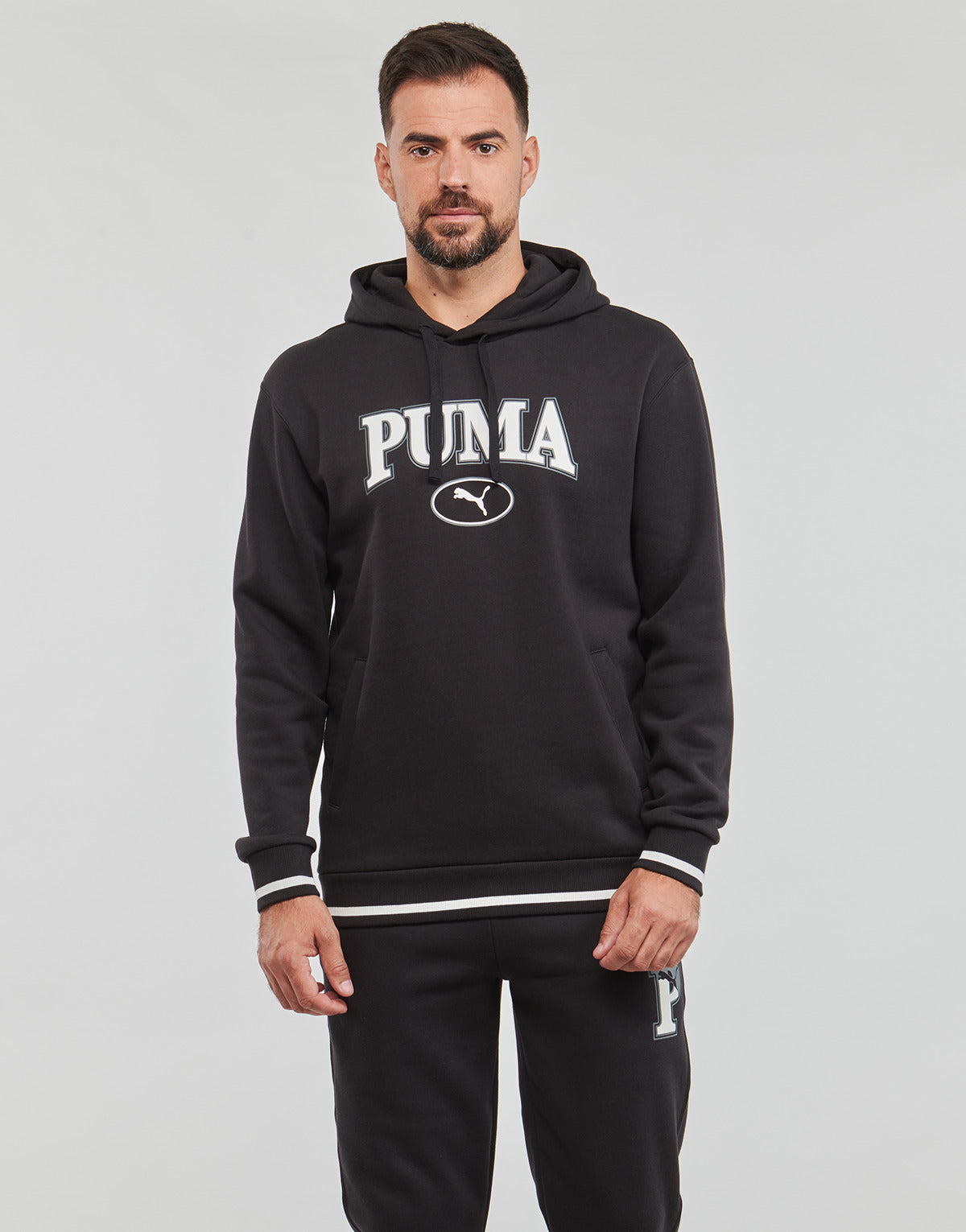 Felpa Uomo Puma  PUMA SQUAD HOODIE FL  Nero