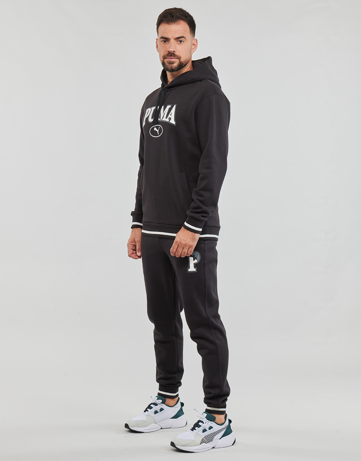 Felpa Uomo Puma  PUMA SQUAD HOODIE FL  Nero