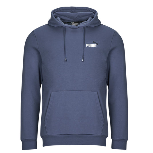 Felpa Uomo Puma  ESS  2 COL SMALL LOGO HOODIE FL  Blu