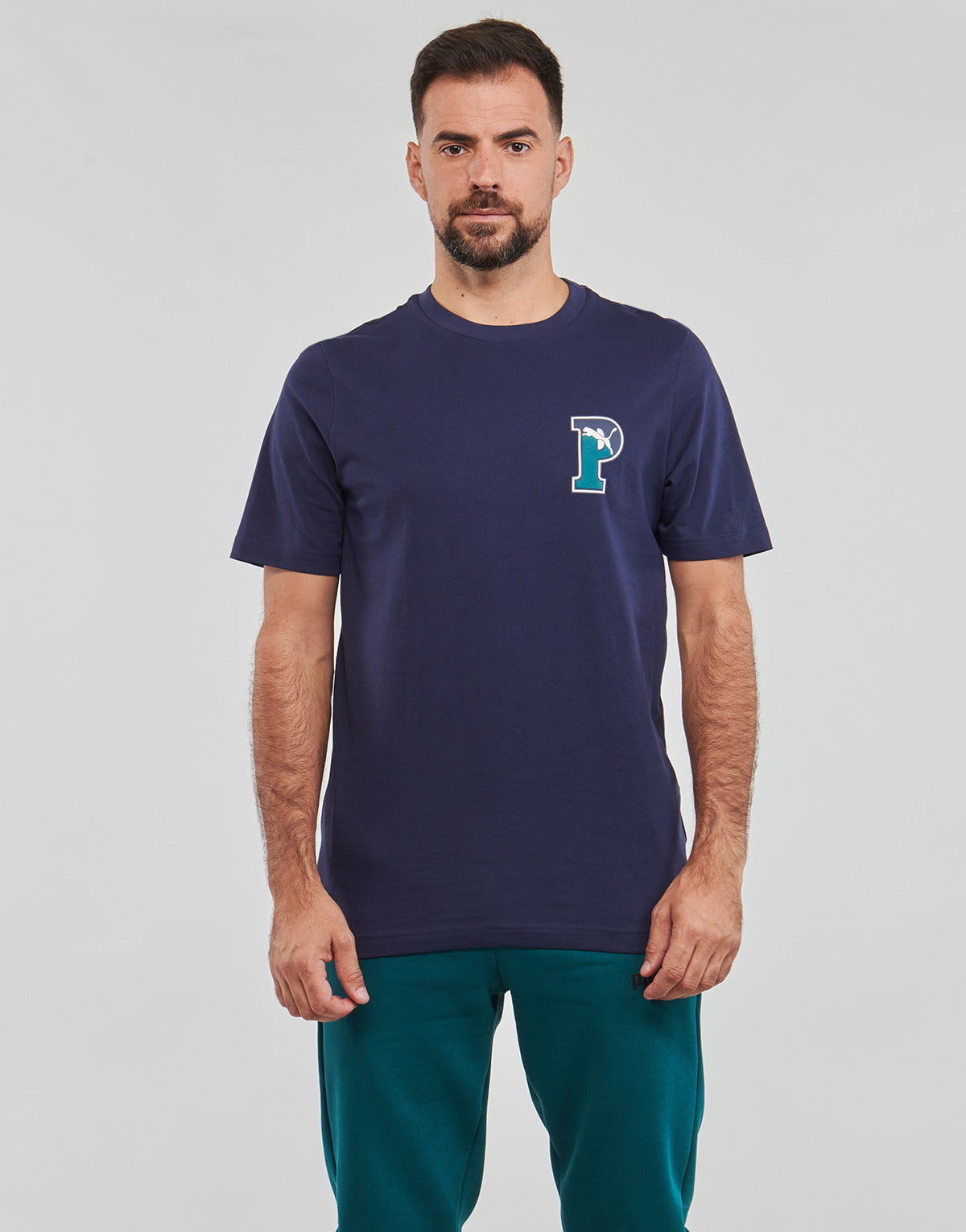 T-shirt Uomo Puma  PUMA SQUAD BADGE TEE  Marine