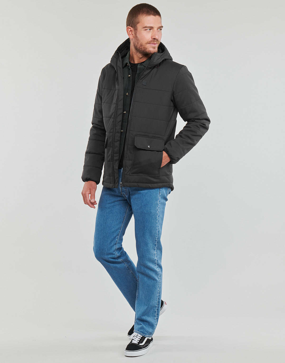 Parka Uomo Rip Curl  ANTI SERIES RIDGE JACKET  Nero