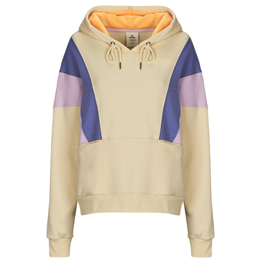 Felpa Donna Rip Curl  OLALLA HOODIE FLEECE  Beige