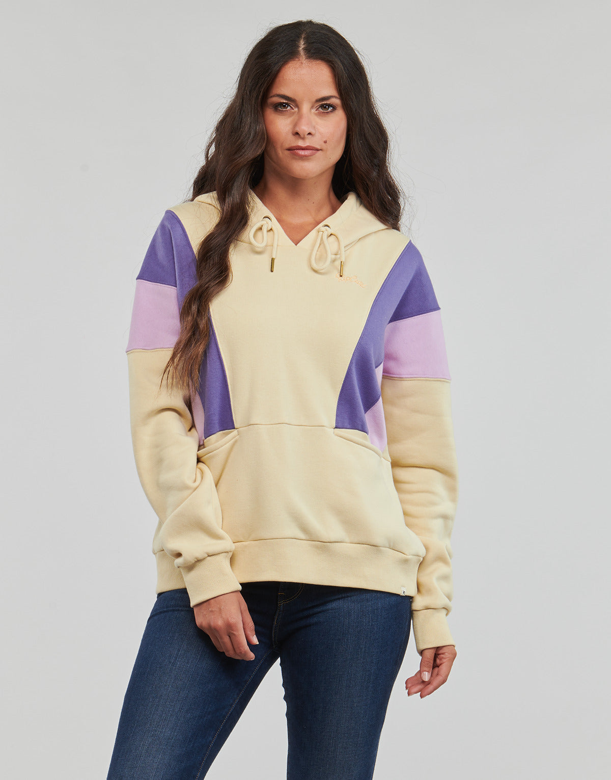 Felpa Donna Rip Curl  OLALLA HOODIE FLEECE  Beige