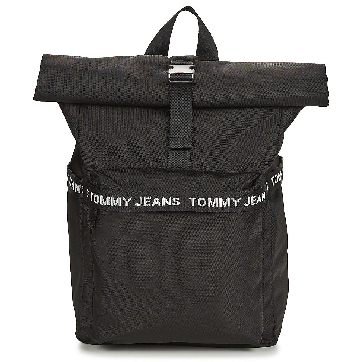 Zaini Donna Tommy Jeans  TJM ESSENTIAL ROLLTOP BP  Nero