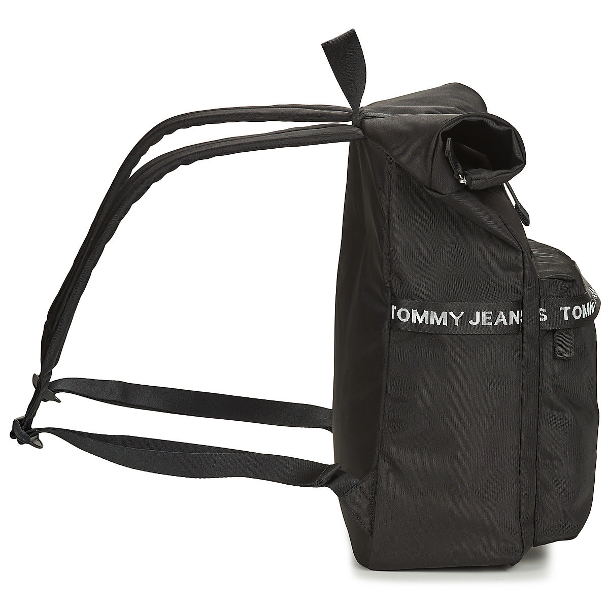 Zaini Donna Tommy Jeans  TJM ESSENTIAL ROLLTOP BP  Nero