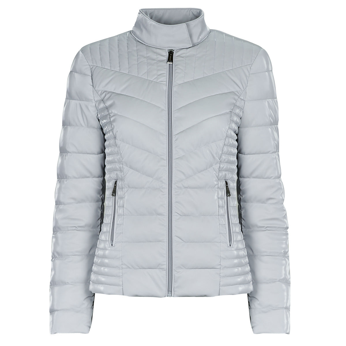 Piumino Donna Guess  NEW VONA JACKET  Grigio