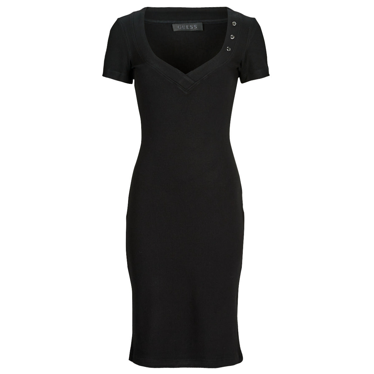 Abito lungo Donna Guess  SS LEILA DRESS  Nero