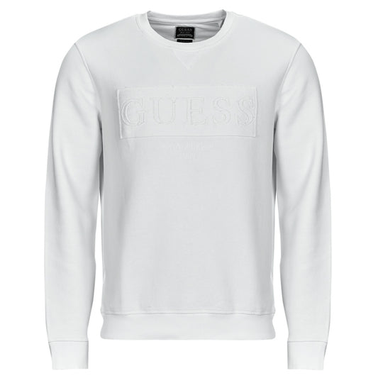 Felpa Uomo Guess  BEAU CN SWEATSHIRT  Bianco