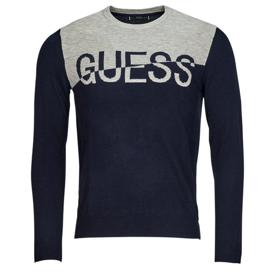 Maglione Uomo Guess  ALEX LS CN LOGO SWEATER  Marine