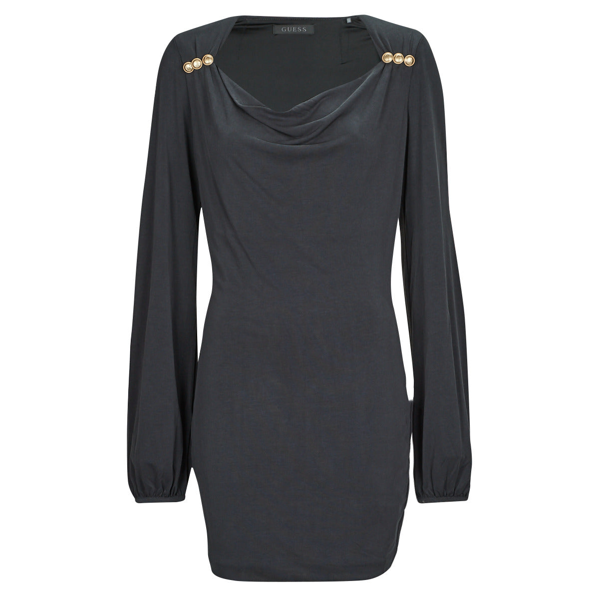 Abito corto Donna Guess  LS BOAT NK CECILIA DRESS  Nero