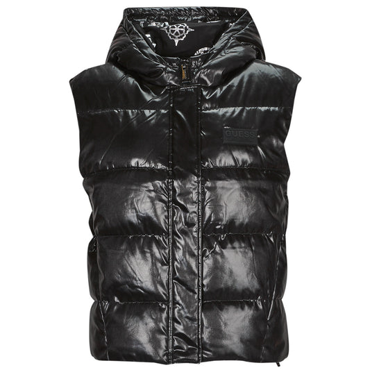 Piumino Donna Guess  NOEMI PADDED VEST  Nero