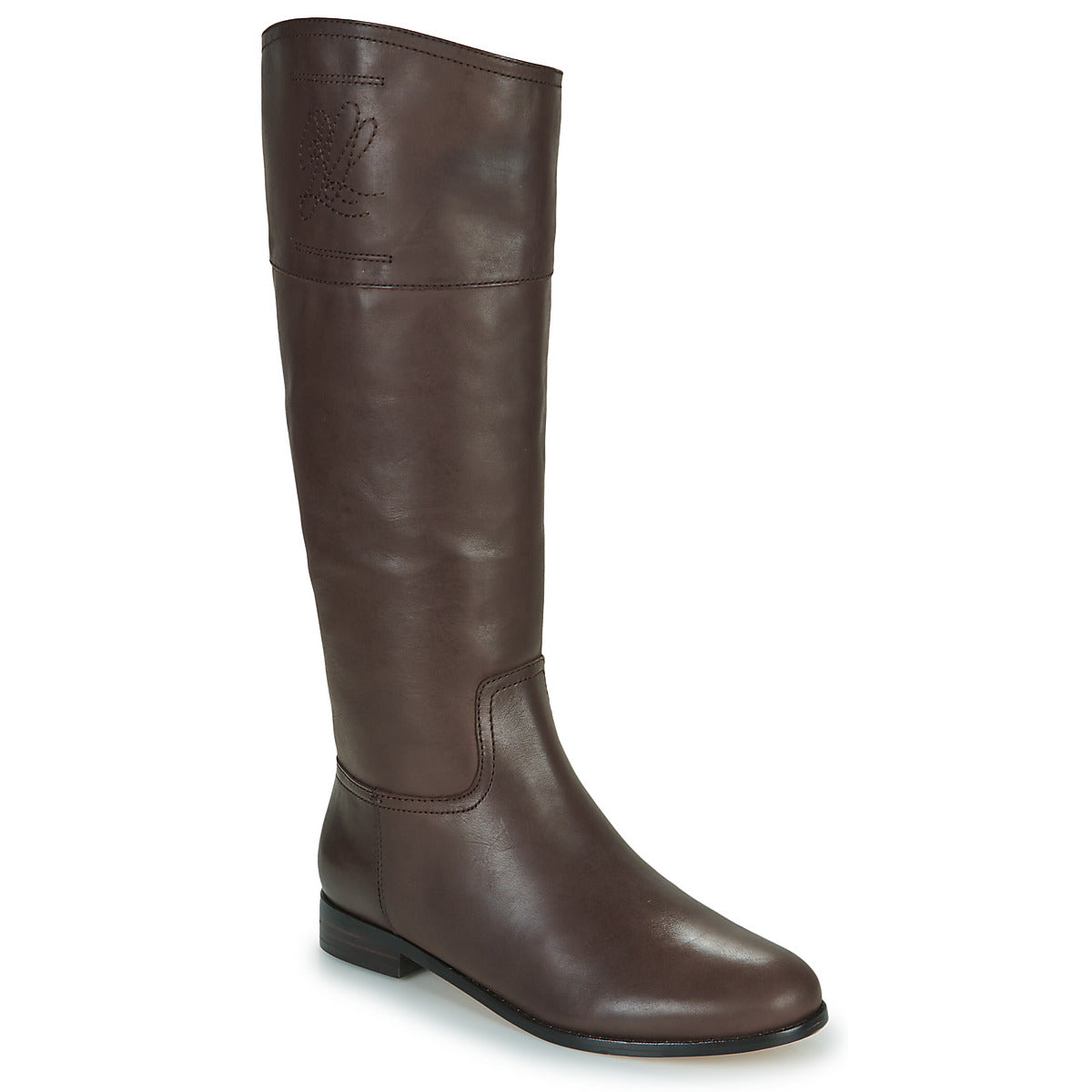 Stivali Donna Lauren Ralph Lauren  JUSTINE-BOOTS-TALL BOOT  Marrone