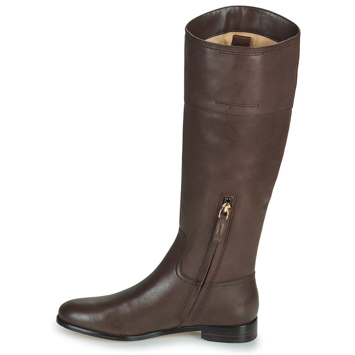 Stivali Donna Lauren Ralph Lauren  JUSTINE-BOOTS-TALL BOOT  Marrone