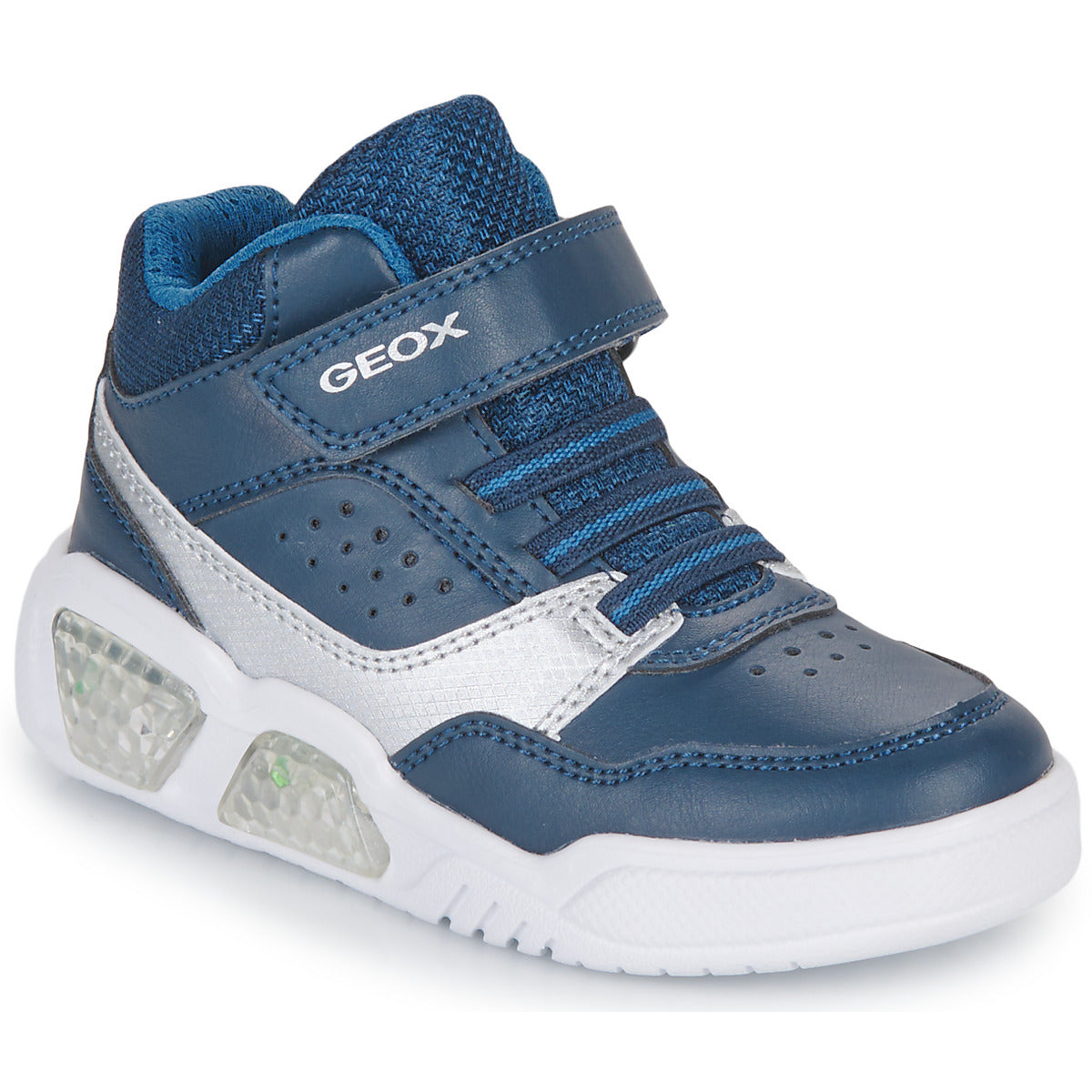 Scarpe bambini ragazzo Geox  J ILLUMINUS BOY B  Marine