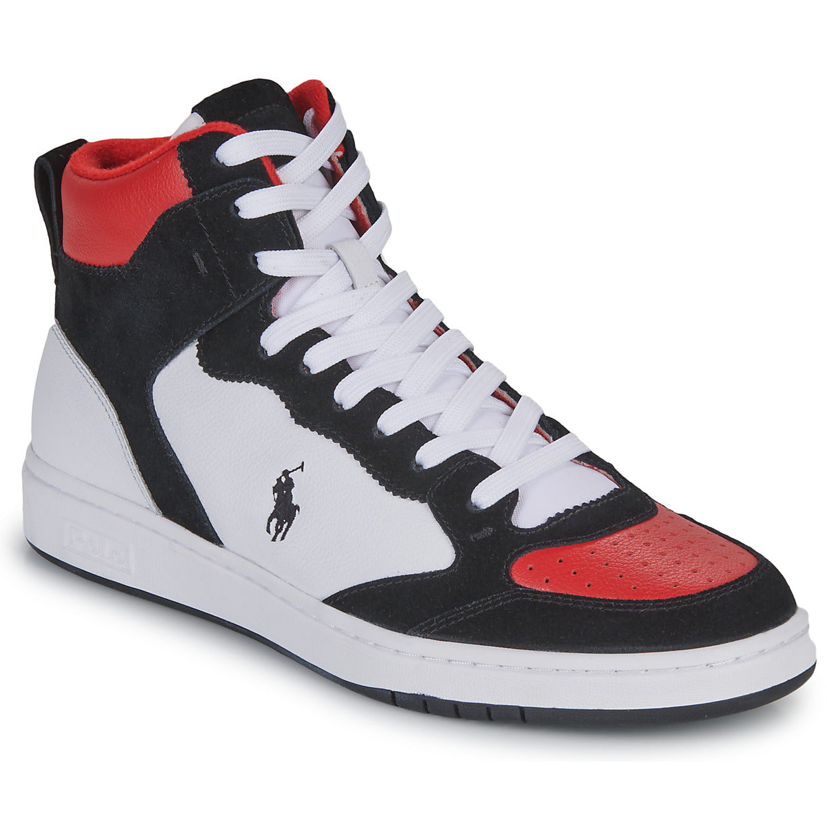 Sneakers alte Uomo Polo Ralph Lauren  POLO COURT HIGH  Multicolore