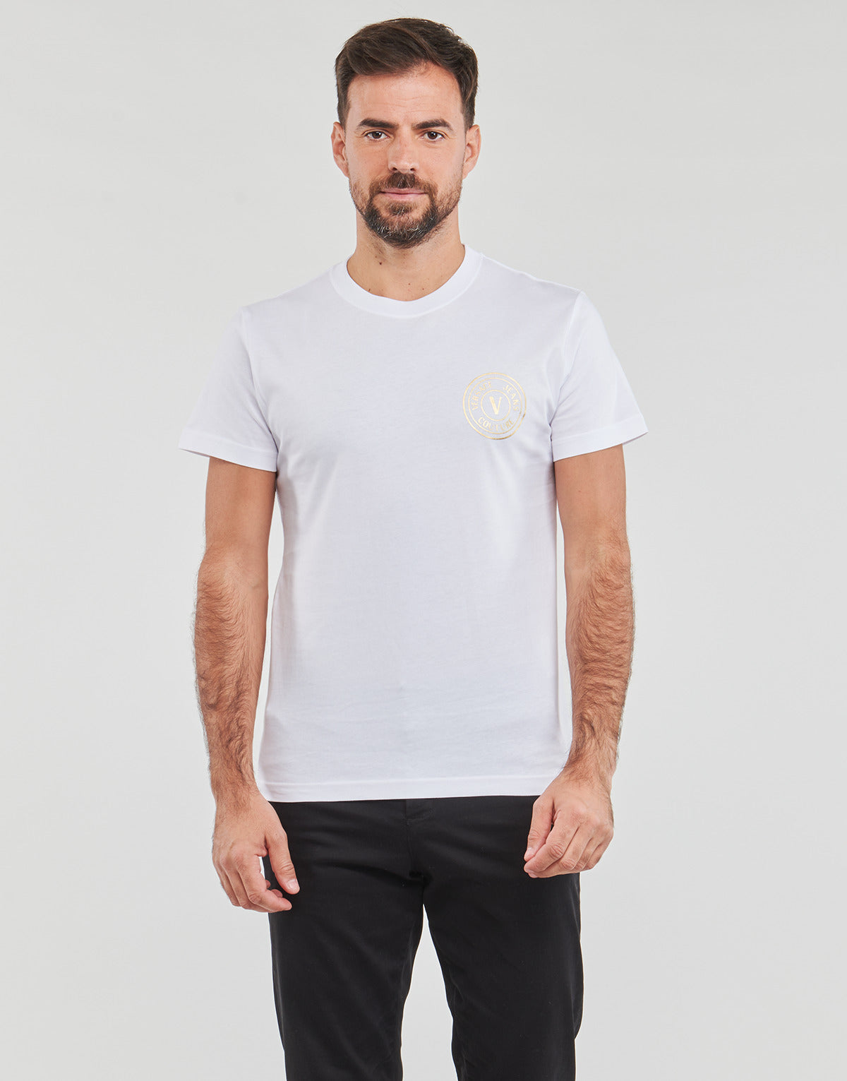 T-shirt Uomo Versace Jeans Couture  GAHT06  Bianco