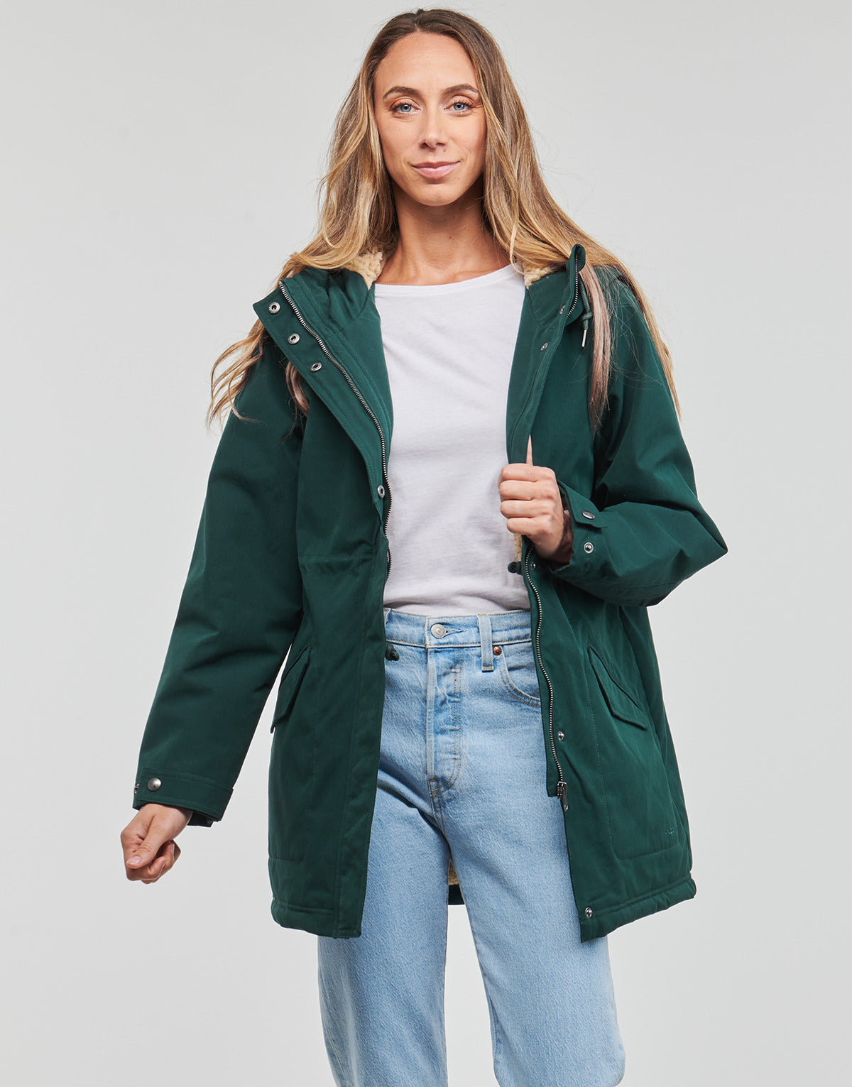 Parka Donna Volcom  LESS IS MORE 5K PARKA  Verde