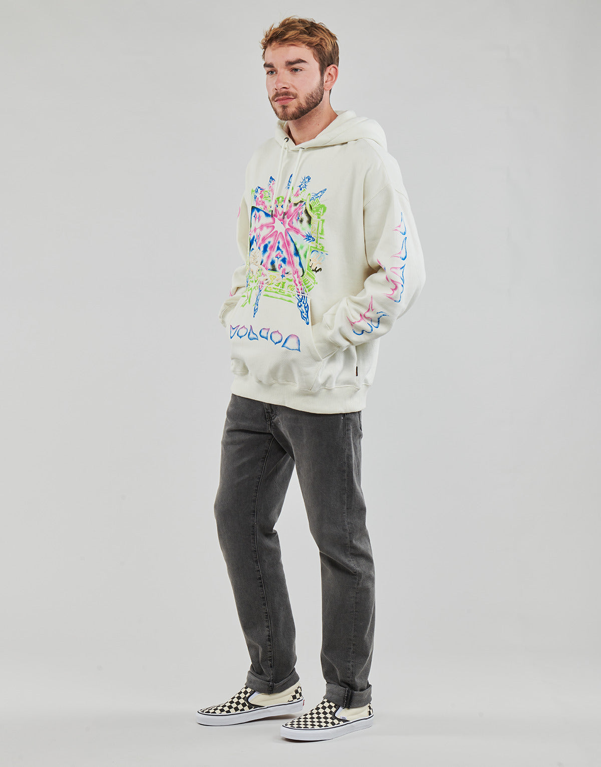 Felpa Uomo Volcom  FA RYSER PO  Multicolore