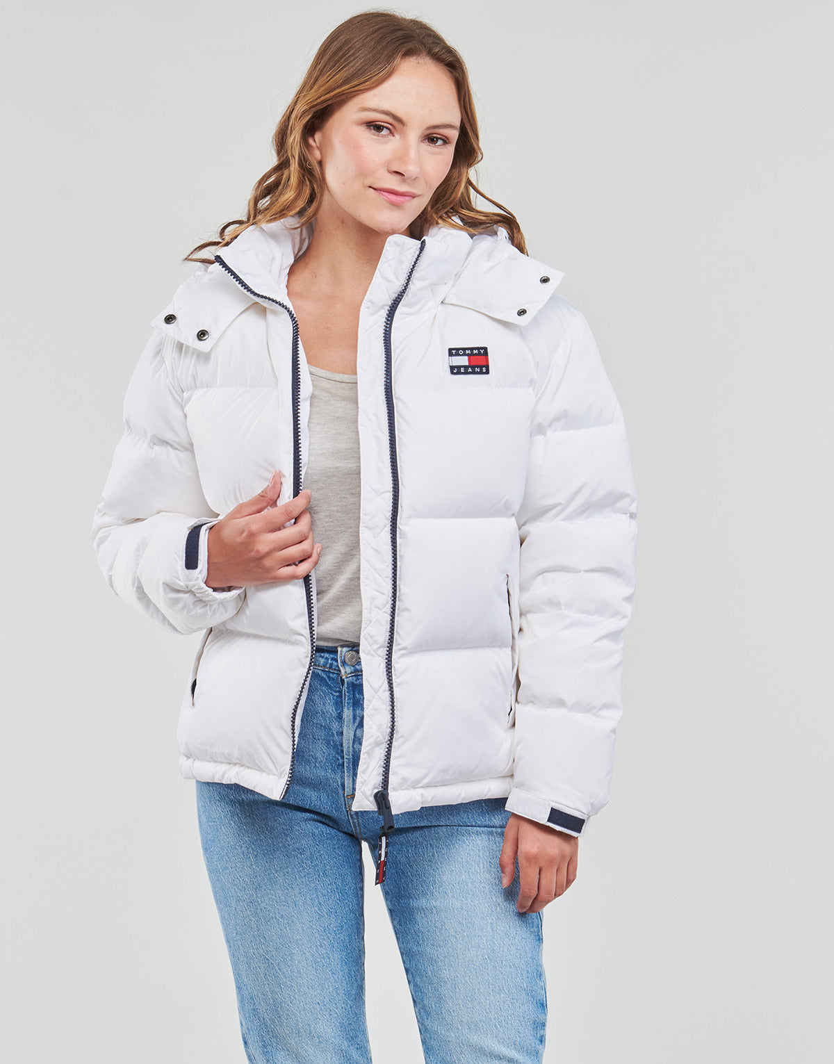 Piumino Donna Tommy Jeans  TJW ALASKA PUFFER  Bianco