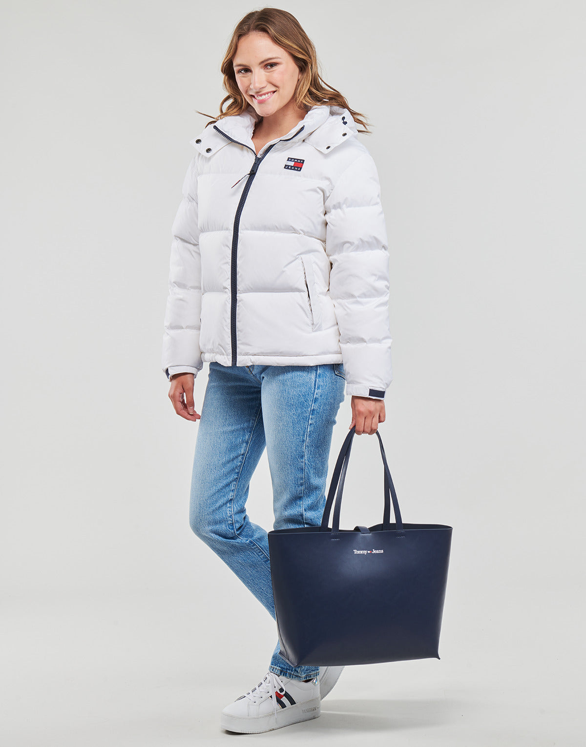 Piumino Donna Tommy Jeans  TJW ALASKA PUFFER  Bianco