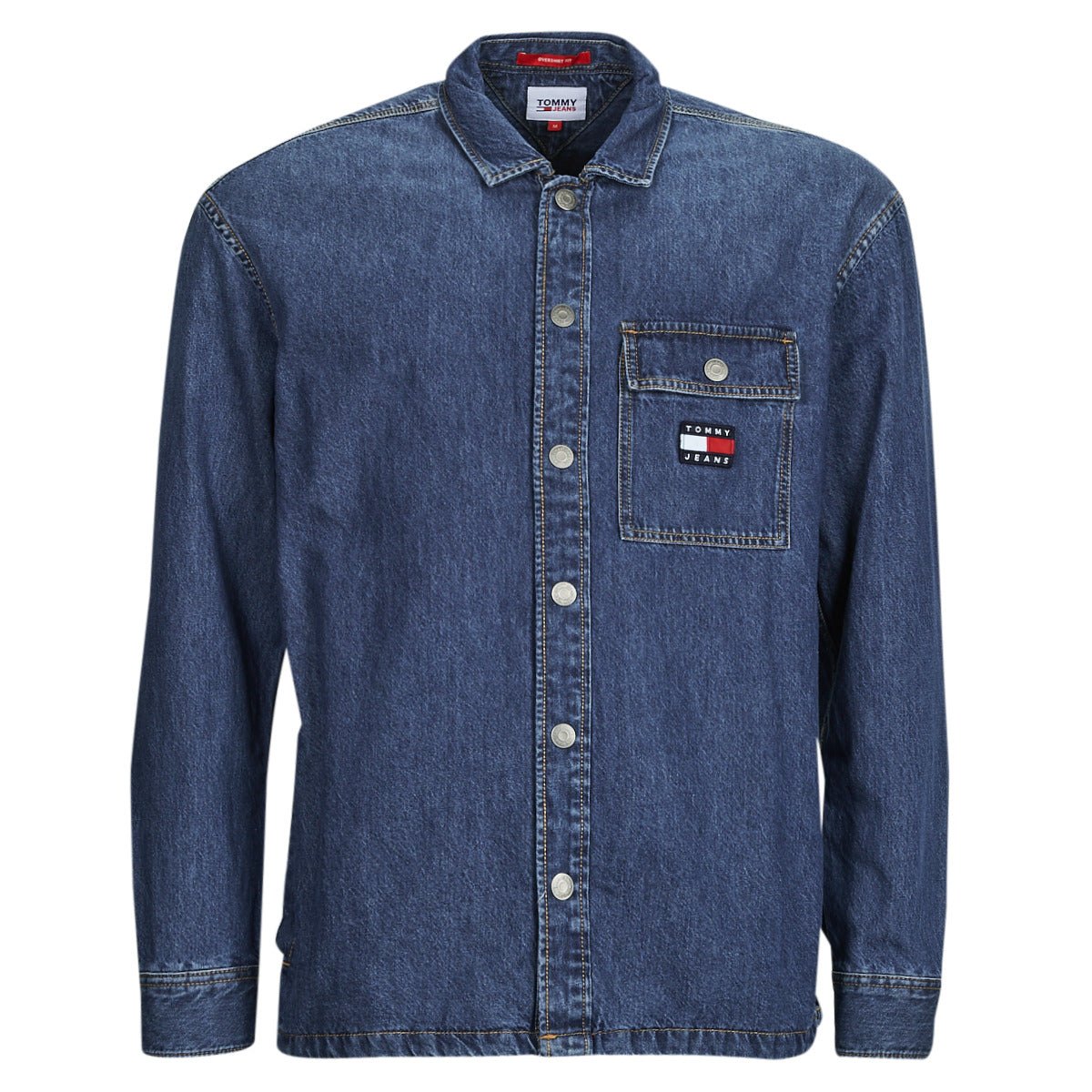 Camicia a maniche lunghe Uomo Tommy Jeans  TJM CLASSIC DENIM OVERSHIRT  Blu